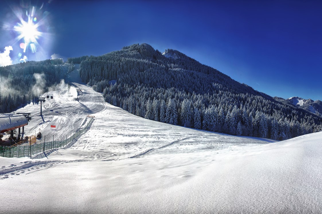 Skigebiet: Panorama Mittelstation Alpspitzbahn Nesselwang im Allgäu - Skigebiet Alpspitzbahn Nesselwang im Allgäu